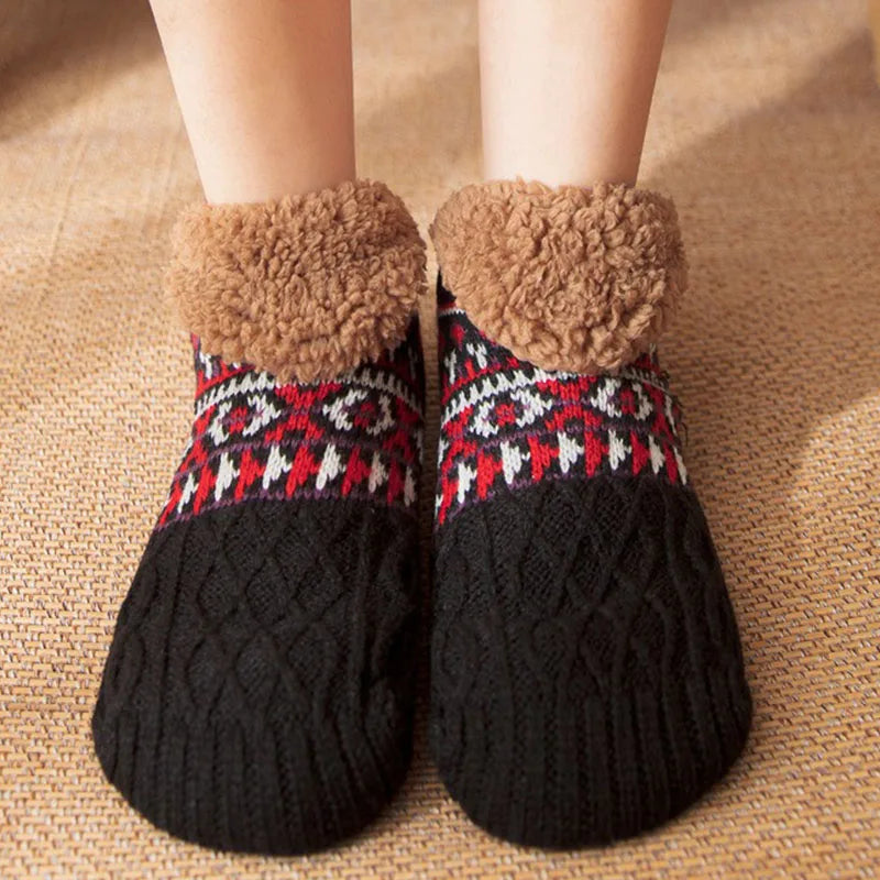 1 Pair Men Socks Autumn And Winter Floor Socks Home Warm Snow Socks Sleep Carpet Socks Sandals Socks Men's Non-slip Socks